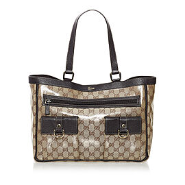 Gucci GG Crystal Abbey D Ring Tote Bag