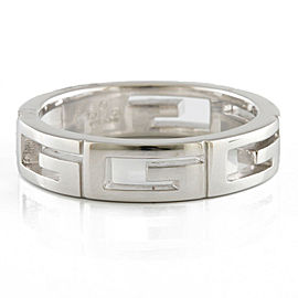 GUCCI : 18K white Gold Ring US6.25 , EU53 LXKG-325