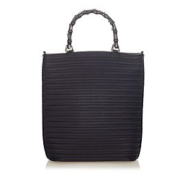 Gucci Bamboo Nylon Handbag