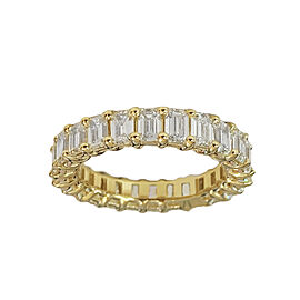 Eternity Diamond Wedding Ring in Yellow Gold