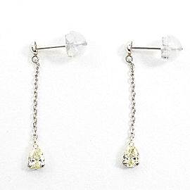 Platinum Diamond Pierced Earring