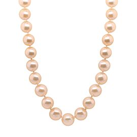 Large Pink Pearls Necklace