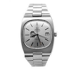 1960’s Omega Geneve Jumbo Turler JFK Stainless Steel Watch