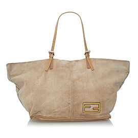 Fendi Suede Tote Bag