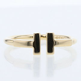 TIFFANY & Co 18k Yellow Gold T wire Ring LXGQJ-1277