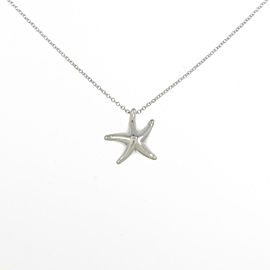 TIFFANY & Co 18k White Gold Starfish Necklace LXGYMK-439