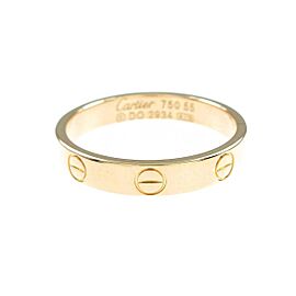 Cartier Mini Love 18k Yellow Gold Ring