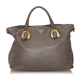 Prada Vitello Daino Leather Satchel