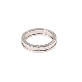 Bulgari B-Zero 1 18K White Gold Ring Size 8.25