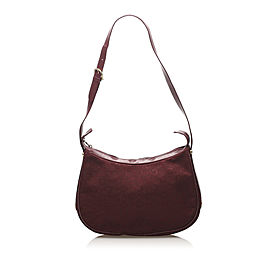 C Macadam Suede Shoulder Bag