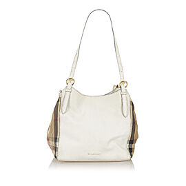 Burberry House Check-Trimmed Canterbury Shoulder Bag