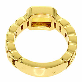 CHANEL 18k Yellow Gold Premiere Citrin Ring