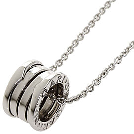 BVLGARI 18K White Gold B.zero1 Necklace