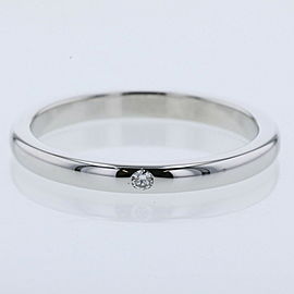 TIFFANY & Co 950 Platinum Stacking band Ring LXGBKT-1039