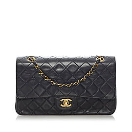 Chanel Classic Medium Lambskin Leather Double Flap Bag