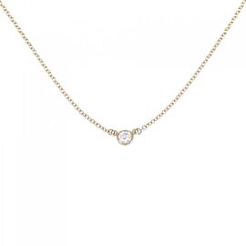 TIFFANY & Co By the Yard 18k Yellow Gold Diamond Necklace LXGKM-258