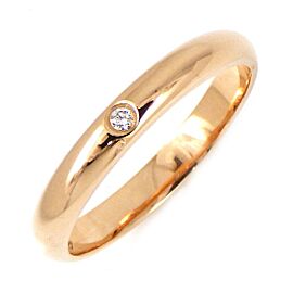 Cartier 18k Pink Gold Diamond Ring