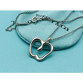 TIFFANY & Co. silver apple necklace