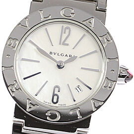 BVLGARI Stainless Steel/SS Quartz Watch Skyclr-1230