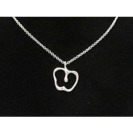 TIFFANY & Co. silver Open Apple Necklace