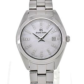 SEIKO Grand Seiko SS Diamond 34P Quartz Watch LXGJHW-709