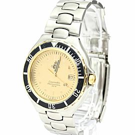 OMEGA Seamaster Professional 18K Gold Steel Quartz Watch LXGoodsLE-463