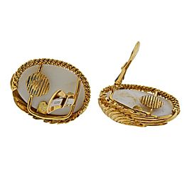 David Webb White Coral Gold Earrings