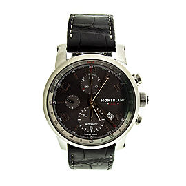 MontBlanc Timewalker Automatic Chronograph Anthracite Dial Mens Watch