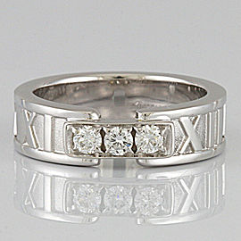 TIFFANY&Co 18K white Gold Ring US 4,EU 47