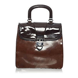 Miu Miu Patent Leather Satchel