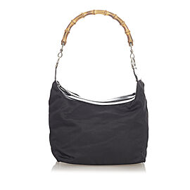 Gucci Bamboo Nylon Handbag