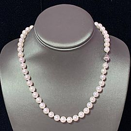 Akoya Pearl Necklace 14 KT WG 8 mm 18 in Certified $4,950