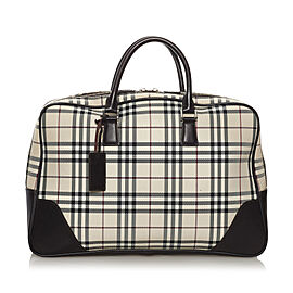 Burberry House Check Canvas Travel Bag