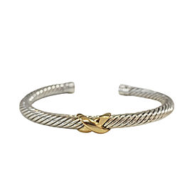 David Yurman X Crossover Bracelet With 14K Rose Gold, 5mm