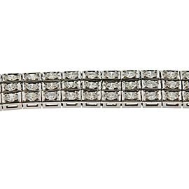 6 Carat Diamond Gold Bracelet