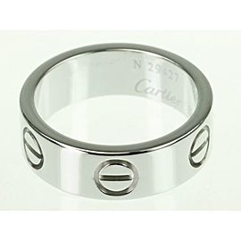 Cartier 18k White Gold Love Ring RTN.CRT- 1