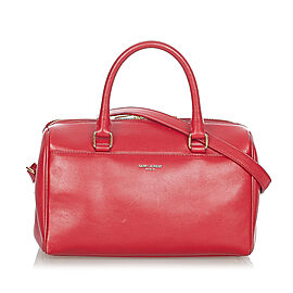 YSL Classic Baby Duffle Leather Satchel