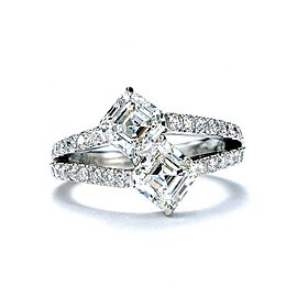 Daniel K Asscher Platinum & 1.71ct Diamond Ring Size 5.5