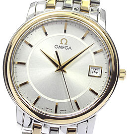 OMEGA De Ville Prestige Stainless Steel/YG/SS/YG Quartz Watch Skyclr-1316