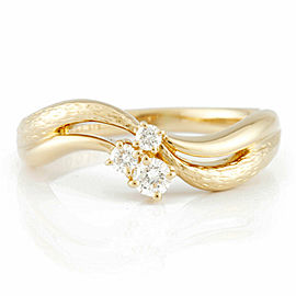 POLA 18K Yellow Gold Ring US7.25 EU55 LXKG-692