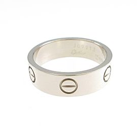 Cartier 18K white Gold Love Ring LXGYMK-223