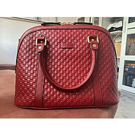 Gucci Microguccissima Dome Leather Satchel