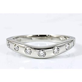 Bulgari Platinum Diamond Ring Size 4