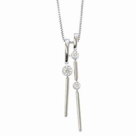 TASAKI 18K White Gold Diamond Necklace G0084