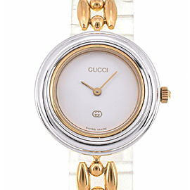 GUCCI Change bezel 11/12 Gold Plated Quartz Watch LXGJHW-524