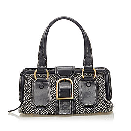 Celine Ella Frame Tweed Handbag