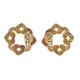 Bulgari Doppio Cuore Gold Earrings