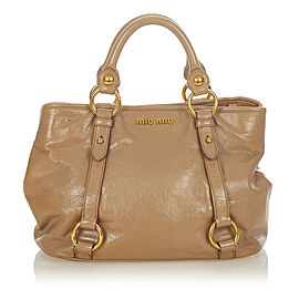 Miu Miu Vitello Shine Satchel