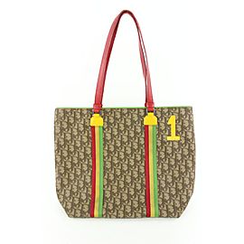 Dior Rasta Monogram Trotter Book Tote Bag Jamaican Motif 255da56