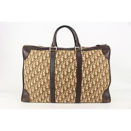 Dior Brown Monogram Trotter Luggage Briefcase Suitcase Duffle 820da94